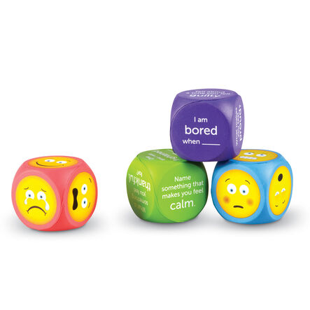 Learning Resources Emoji Wellbeing Cubes  hi\-res