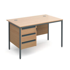 Three Drawer Desk  hi-res
