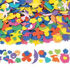 Foam Pieces Assorted 1000pk  hi-res