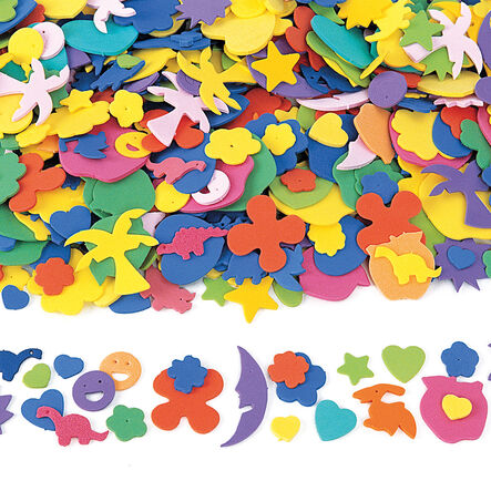 Foam Pieces Assorted 1000pk  hi\-res