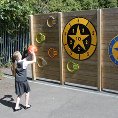 Playground Target Game Wall  hi-res