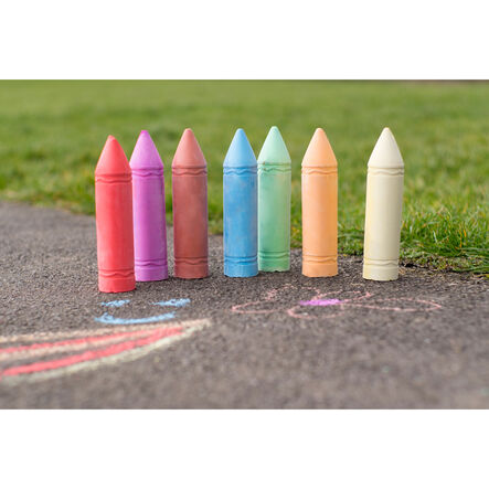 Giant Pavement Chalk Sticks Assorted  hi\-res