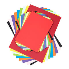 Brightly Coloured Mounting Paper 160gsm 100pk  hi-res