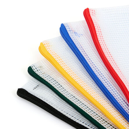 Flipfile Heavy Duty Mesh Zip Wallet Bags 5pk  hi\-res