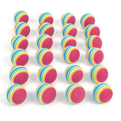 Rainbow Foam Balls 4.8cm 24pk  hi-res