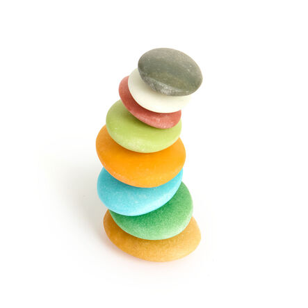 Yellow Door Stacking \x26 Sorting Stones Set 36pc  hi\-res