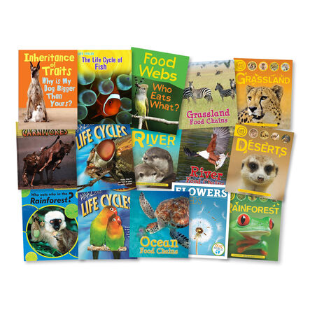 Life Cycles and Food Chain Book Pack KS2 15pk  hi\-res