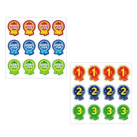 Sports Day Rosette Stickers  hi\-res