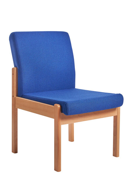 Meavy Reception Seating Blue Without Arms  hi\-res