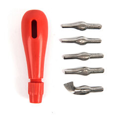 Plastic Handled Lino Cutting Tool  hi-res