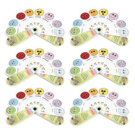 Emotion Faces Fan 6pk  hi\-res
