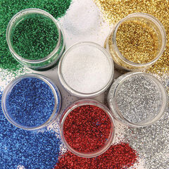 Glitter Assorted 250g 6pk  hi-res
