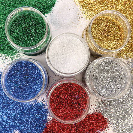 Glitter Assorted 250g 6pk  hi\-res