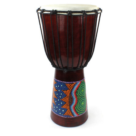 Painted Djembe Drums  hi\-res