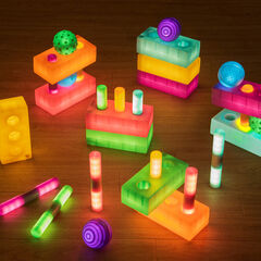 TTS Light up Glow Spheres, Cylinders and Bricks  hi-res