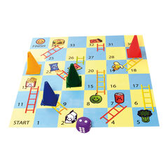 1.5m Large Snakes and Ladders Healthy Eating Game  hi-res