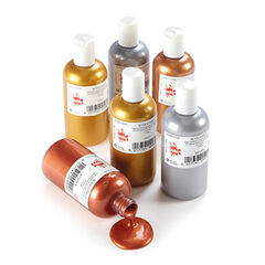 Scolamelt Metallic Paint Set Assorted 150ml 6pk  hi-res
