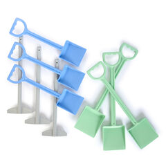 Recycled Plastic Rakes & Shovels Set Pastel 9pk  hi-res
