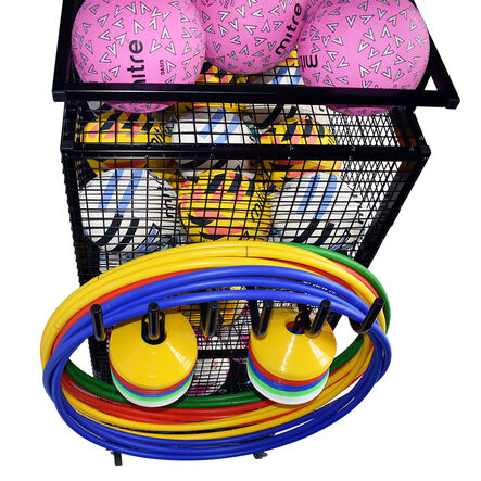 Deluxe Lockable Mobile Ball Storage Cabinet  hi\-res