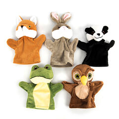 Role Play Wildlife Puppet Set 5pcs  hi-res