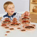 TTS Sensory Mirrored Stacking Pebbles Bronze 4pk Bronze hi\-res