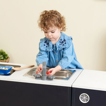 Modern Living Toddler Kitchen Navy 5pc  hi\-res