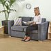 Adult Sized Sofa Grey H760 x W660 x L1370mm  hi\-res