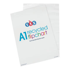 TTS A1 Recycled Flipchart Pads 5pk  hi-res