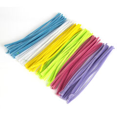 Pastel Chenille Pipe Cleaners Assorted 100pk  hi-res