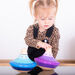 TTS Wooden Twist \x26 Turn Spinning Stacking Tops  hi\-res