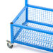 Single Sided Metal Cloakroom Trolley H119 x W161 x D53cm  hi\-res