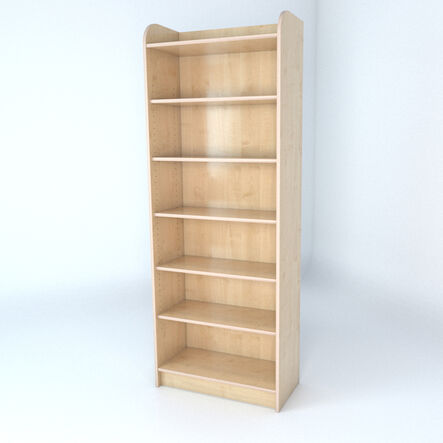 Library Bookcase In Maple  hi\-res