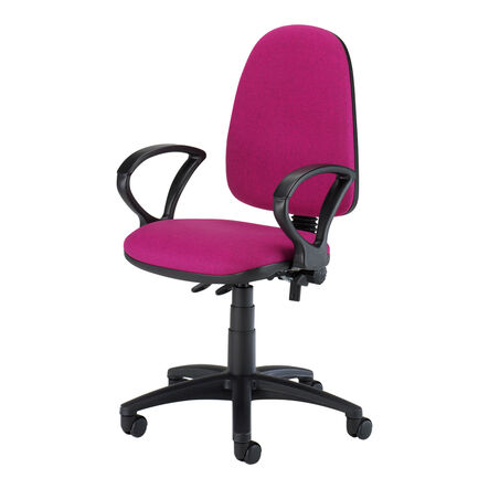 High Back Task Chair with Fixed Arms  hi\-res