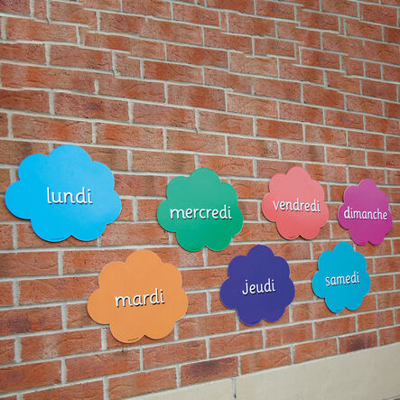 Days Of The Week French Playground Signs  hi\-res