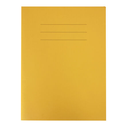 A4+ Choice Exercise Book 8mm Ruled Margin 80pg Yellow 50pk Yellow hi\-res