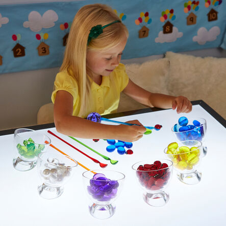 TTS Easy Reach Sorting Sweetie Jar Set Clear 6pcs  hi\-res