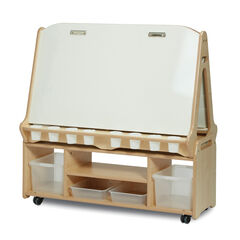 Millhouse Double Sided Whiteboard Easel W/ High Trolley  hi-res