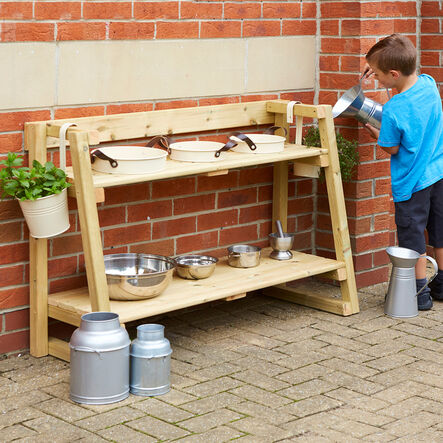 Tiered Outdoor Shelving Unit  hi\-res