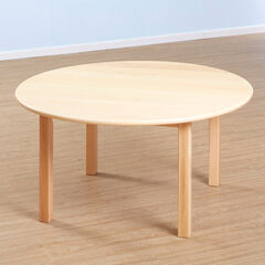 Solid Beech Circular Classroom Table  hi-res