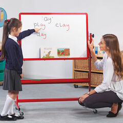 Mobile Tilt 'N' Teach Whiteboard With Stand  hi-res