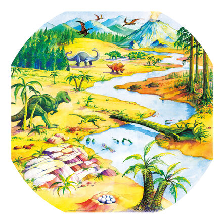 TTS Small World Prehistoric Dinosaur Tuff Tray Mat  hi\-res