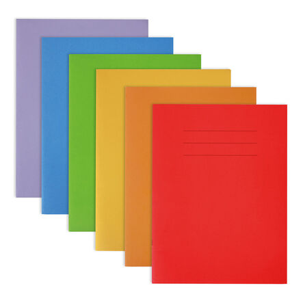 9\'\'x7\'\' Exercise Book 8mm Ruled Margin 80pg  hi\-res
