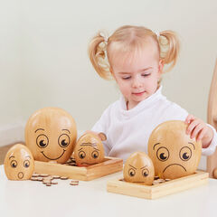 TTS Emotions Wooden Pebble Family  hi-res