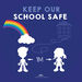 TTS 1m Social Distancing Wall Stickers  hi\-res