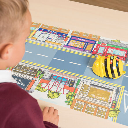 TTS Bee\-Bot® and Blue\-Bot® Programmable Robot Classroom Pack  hi\-res