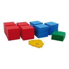 Multi-Coloured Base Ten Class Set 184pcs  hi-res