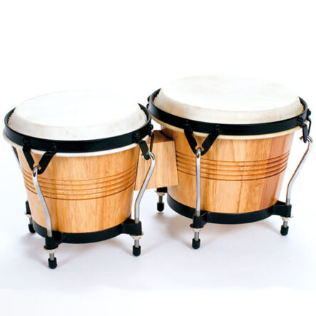 Wooden Shell Bongos With Raised Feet  hi\-res