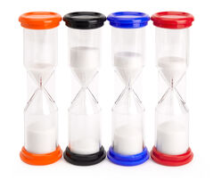 Midi Desk Top Sand Timers 4pk  hi-res