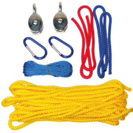Outdoor Traversing Pulley System  hi\-res