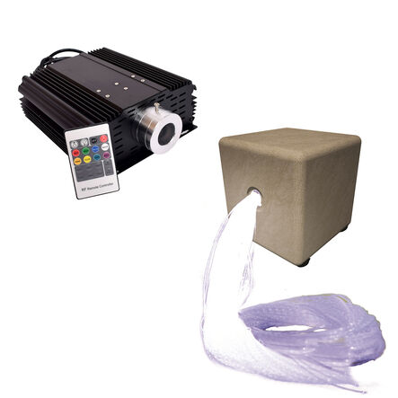 Padded Seat with Fibre Optics \x26 Light Source Set  hi\-res